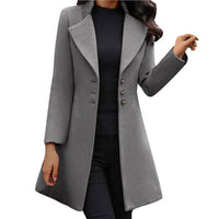 Elisia – Elegante & Warme Damenjacke in Grau