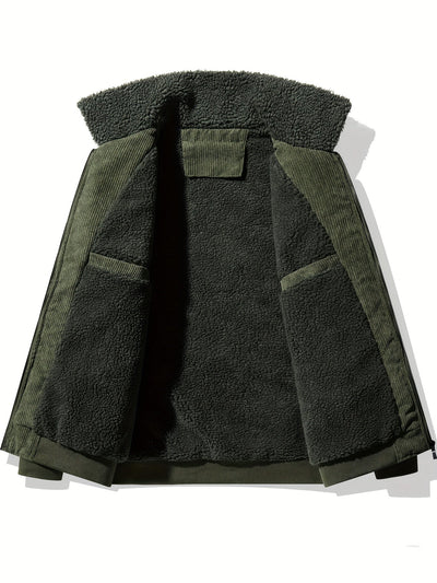 Warme Verdickte Lange Ärmel Reverskragen Winterjacke für Herren | Ideal für den Winter