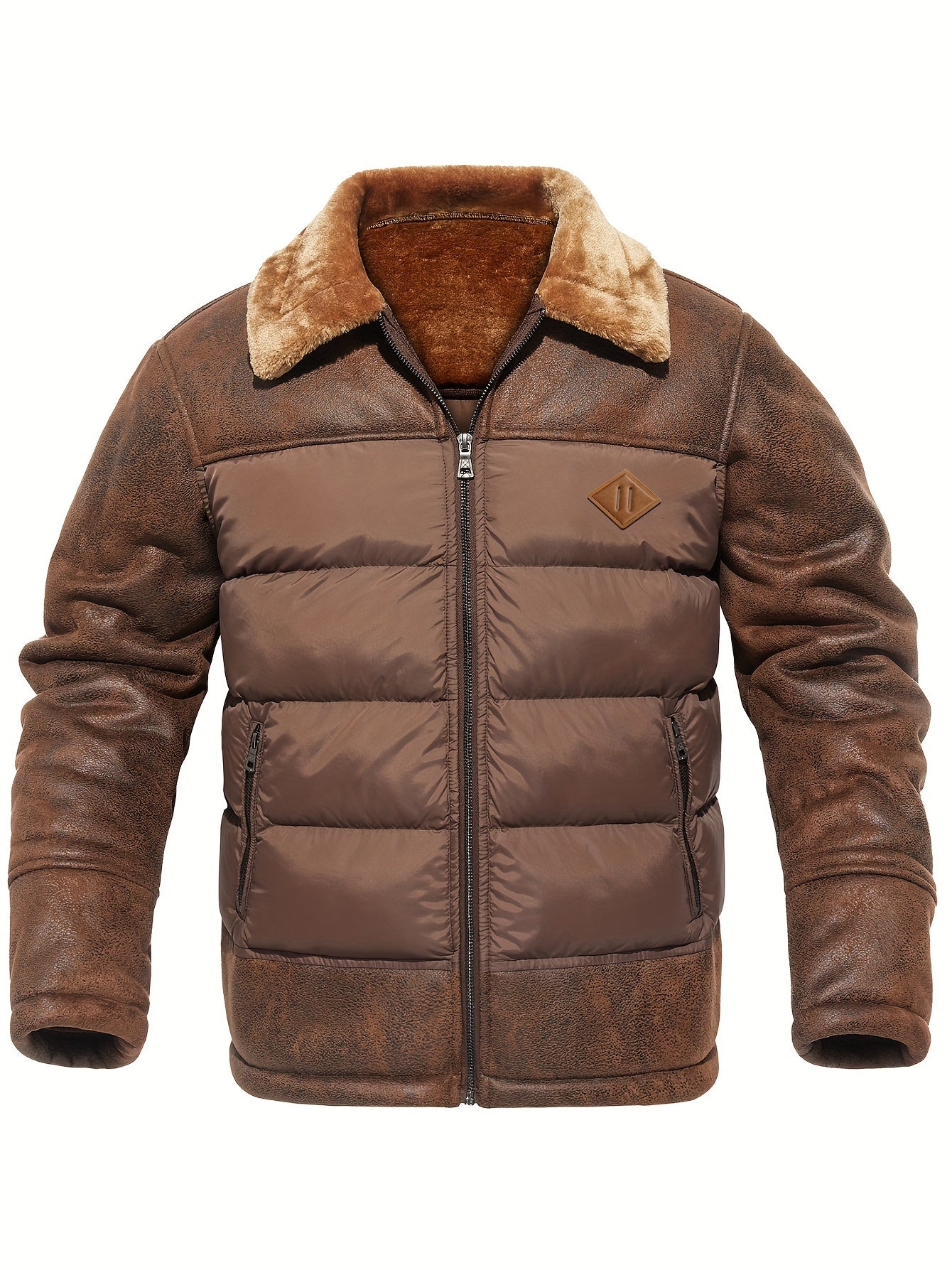 Warme Fleece Winterjacke für Herren | Ideal für den Winter