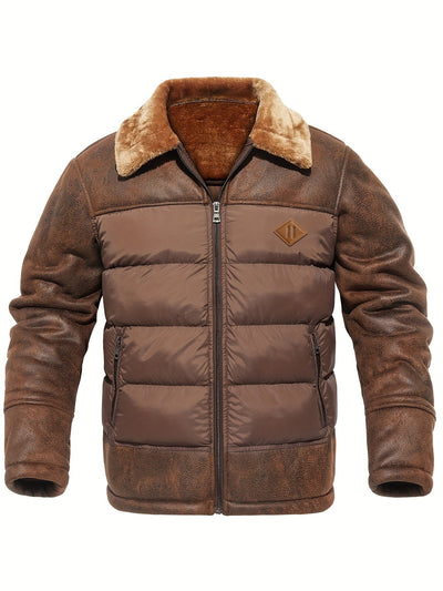 Warme Fleece Winterjacke für Herren | Ideal für den Winter