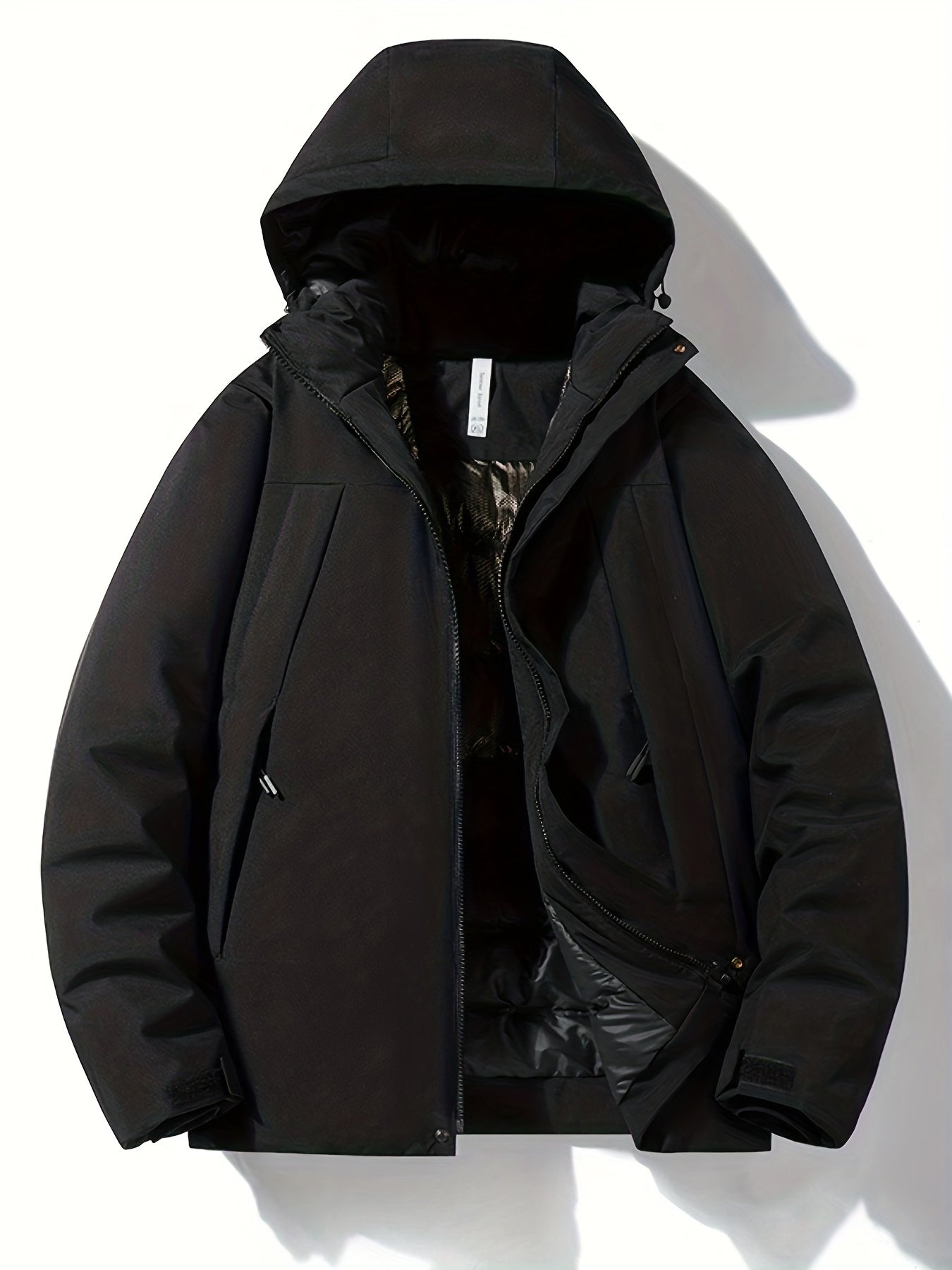 Elegante Wasserdichte Fleece Winterjacke mit Kapuze für Damen | Ideal für den Winter