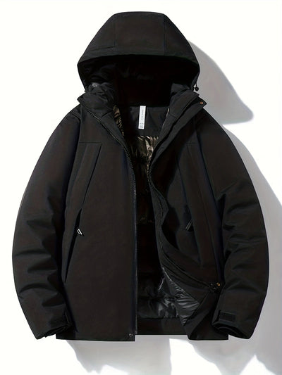 Elegante Wasserdichte Fleece Winterjacke mit Kapuze für Damen | Ideal für den Winter