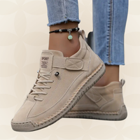Margreet - Damen Bequeme Orthopädische Sneakers mit Dämpfung in Beige