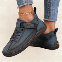 Margreet - Damen Bequeme Orthopädische Sneakers mit Dämpfung in Dunkelblau