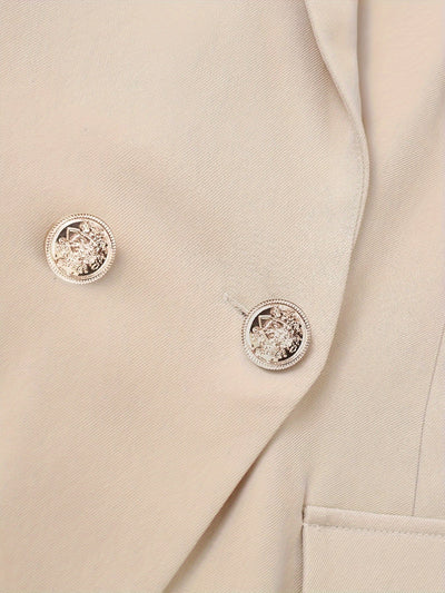 Elegantes Business Doppelreihiges Blazer Set für Damen | Ideal für jeden Tag