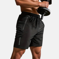 Schnell trocknende Active Shorts in Schwarz