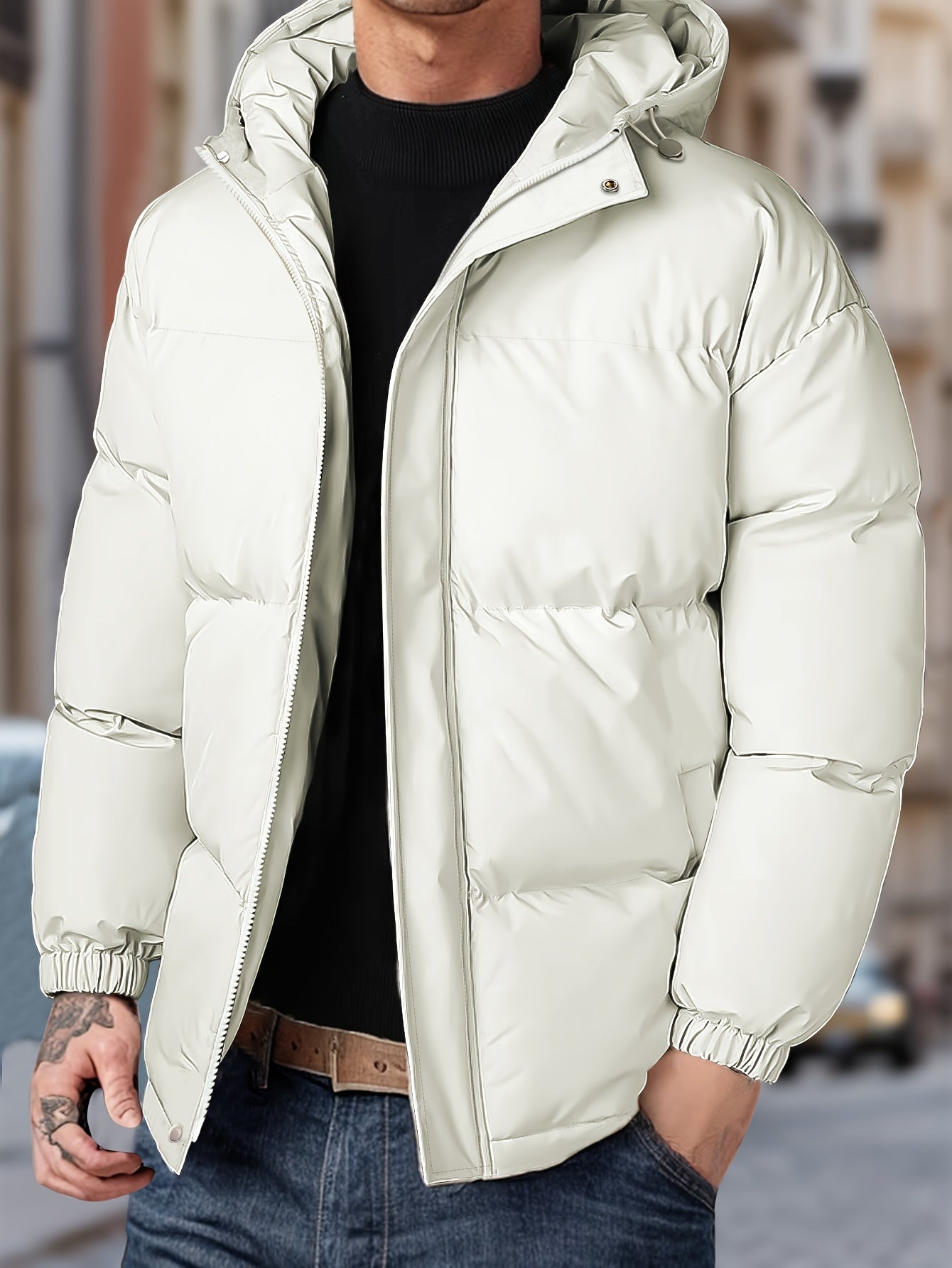 Warme Mit Kapuze Winterjacke für Herren | Ideal für den Winter