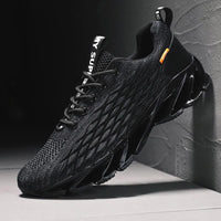 Elias | Aktive Dragonskin-Sneakers in Schwarz