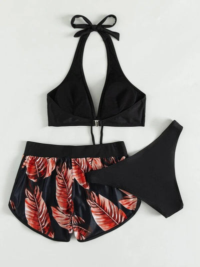 Damen Drei-Teile Bikini Set für den Sommer