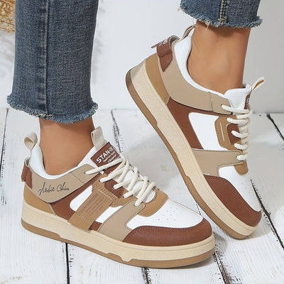 Stylische Damen-Sneaker mit Trendigen Farbblöcken | Perfekt für entspannte Tage