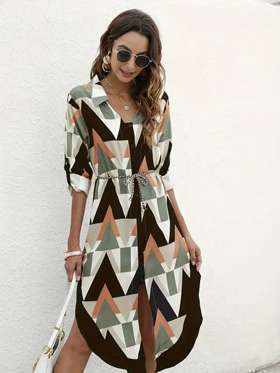 Bunt gestreiftes Kleid