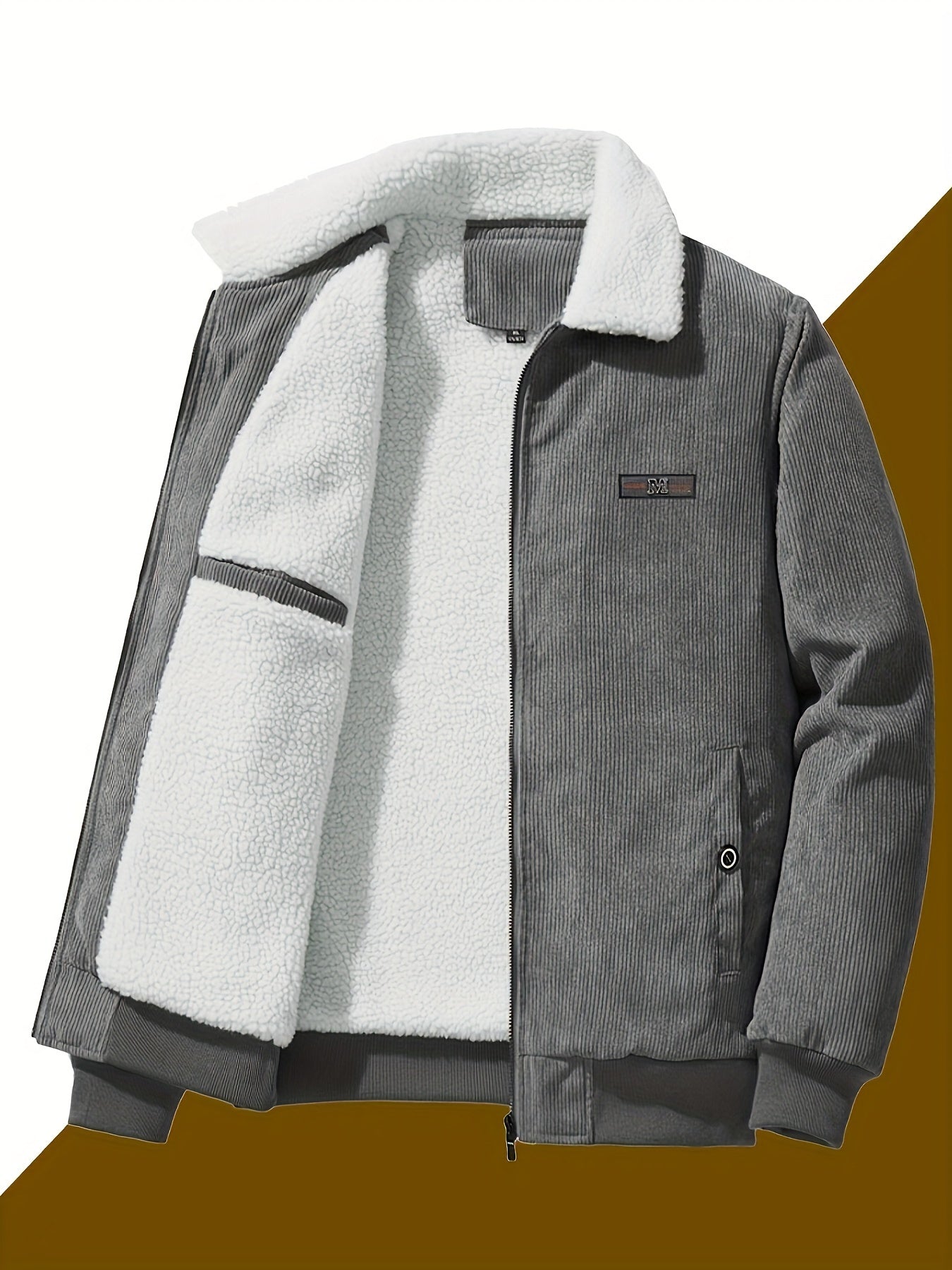 Warme Verdickte Lange Ärmel Reverskragen Winterjacke für Herren | Ideal für den Winter