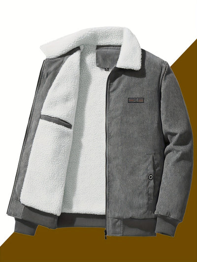 Warme Verdickte Lange Ärmel Reverskragen Winterjacke für Herren | Ideal für den Winter