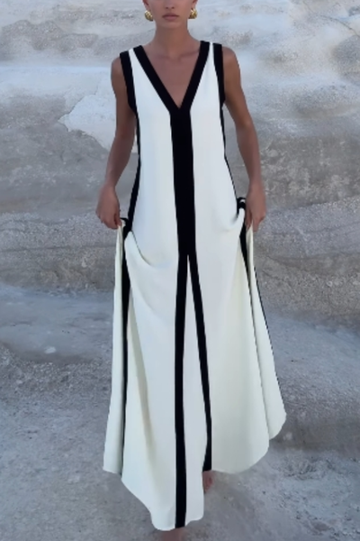 Lorelei | Reversibles Maxikleid im eleganten Stil