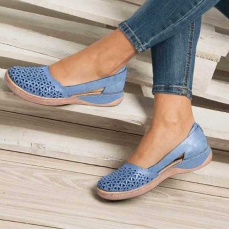 Fudus | Orthopädische Damen Flachsandalen Slip on Schuhe