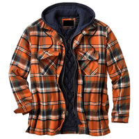 Flynn - Schicke Jacke mit Kapuze in Orange