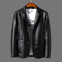Trendige Lederjacke Davids™ in Schwarz