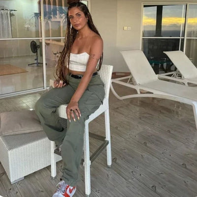 Bilha® | Lässige Cargohose für Damen