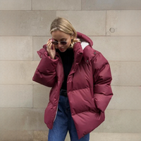 Marzia - Stilvolle und angenehme Jacke in Bordeaux