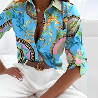 Gelalaine | Damen Elegante Bluse Feminin Business Modern Zeitlos in Hellblau