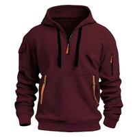 Paxton - Bequeme Kapuzenjacke in Rot