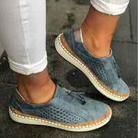 Pia | Bequeme Slip-on-Sneaker in Blau