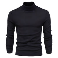 Carson - Stilvoller Rollkragenpullover in Schwarz