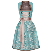 Zella - Stilvolles Dirndl im Spitzenlook in Grün