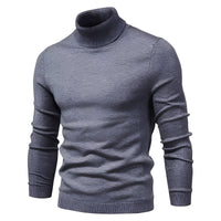 Harvey - Eleganter Rollkragenpullover in Grau