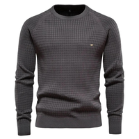 Herren-Rundhals-Pullover – NICK in Dunkelgrau