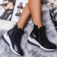 Yancy - Komfortable Damenstiefel in Schwarz