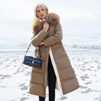 Jacqueline - Elegante Winterjacke für Damen in Braun