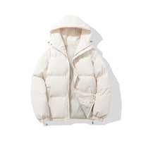 Felisha - Bequeme Kapuzenjacke in Weiß