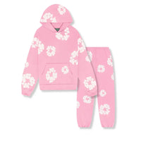 Niklas | Flower Tears Trainingsanzug in Rosa