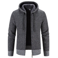 Alarik - Strickjacke für Männer in Grau