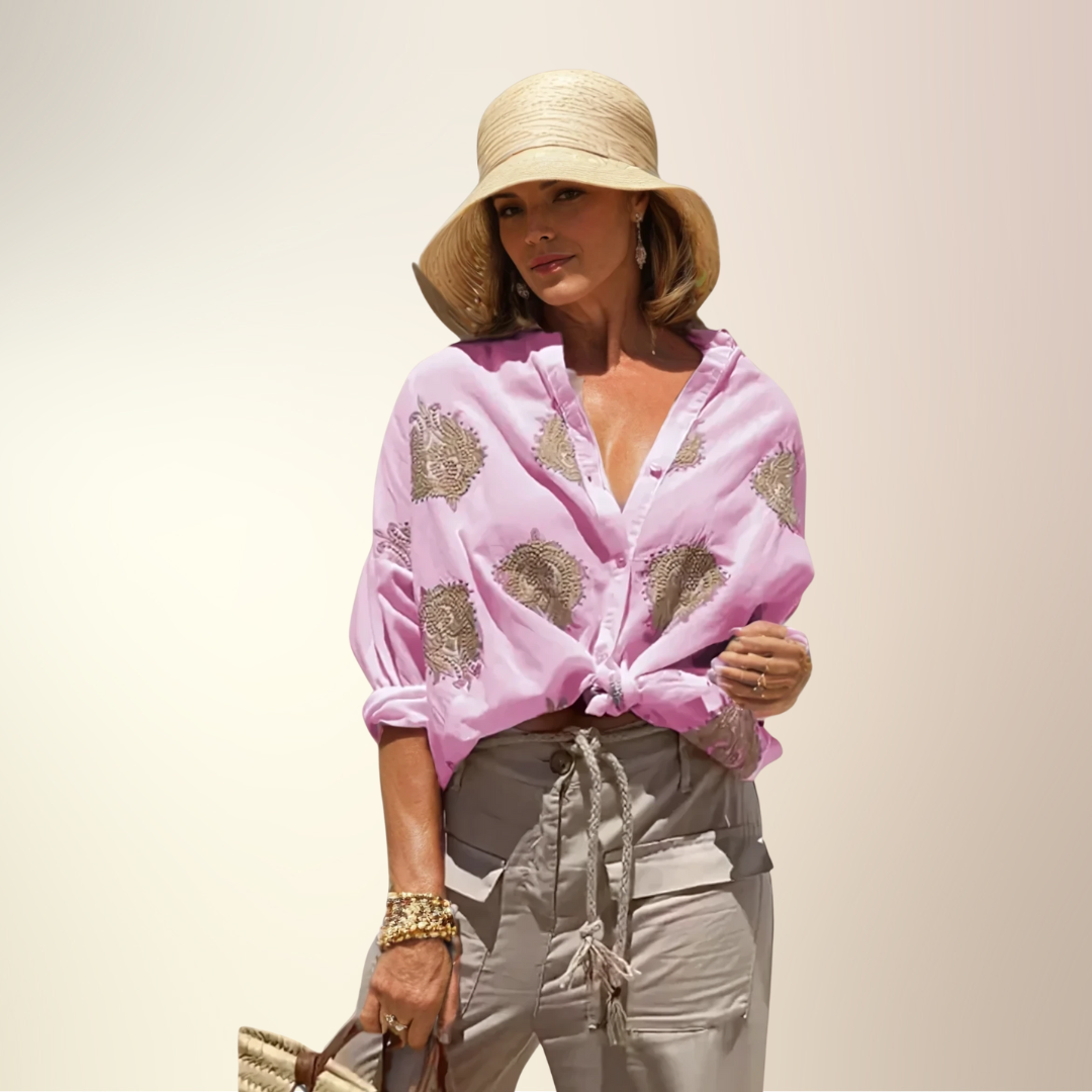 Krista™| Ibiza Style Chic Bluse