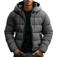 Theon | Warm Winterjacke für Männer in Grau