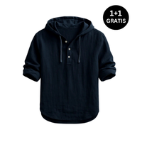 ANGELI | Luxus-Kapuzenshirt in Schwarz