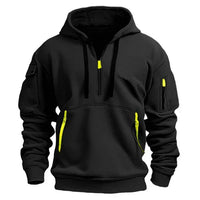 Nils | Stylischer Hoodie in Schwarz