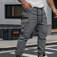 Mika | Cargo Stretch Jogger Hose in Grau