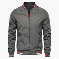 Mats | Essential Modern Jacket in Grau