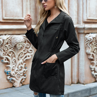 GALE - Wasserdichter Parka für Frauen in Schwarz