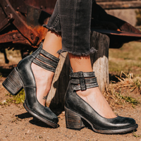 Astrid | Damen Flache Sandale Elegant Sommer Komfort Feminin Casual in Black