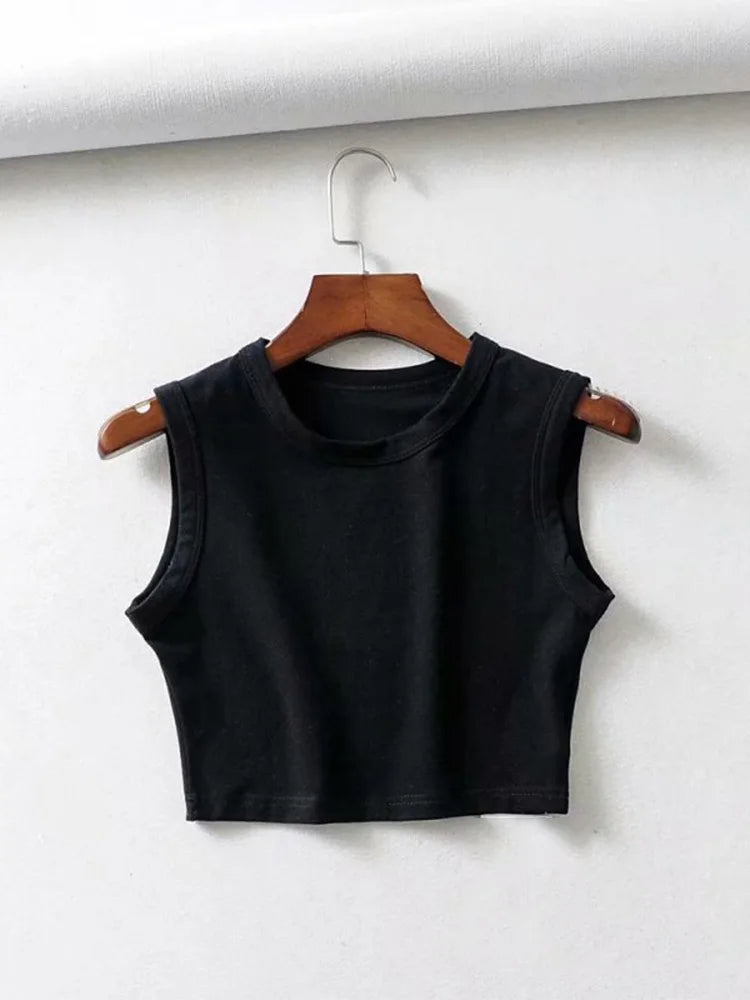 Tank Crop Top ärmellos