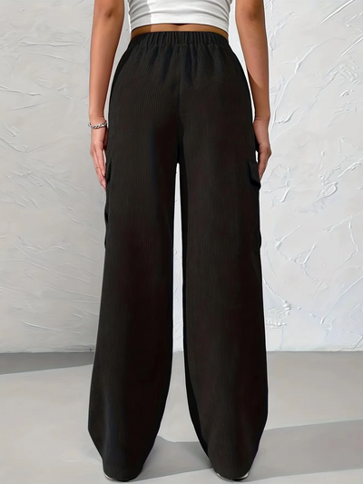 Bertille® | Cord-Cargohose mit weitem Bein