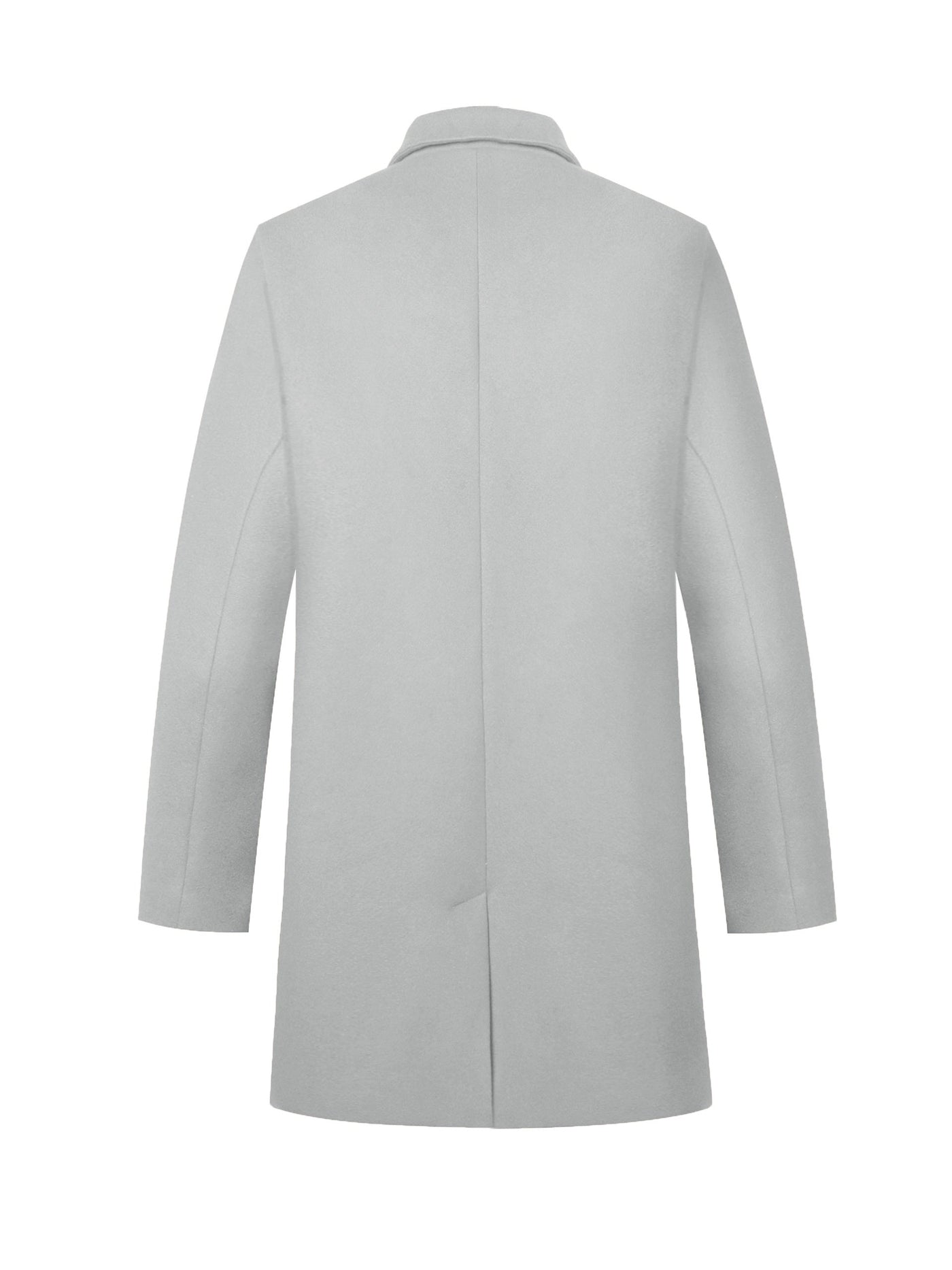 Casual langer Wintermantel mit einreihigem Design für Herren | Ideal für den Winter