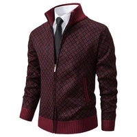 Rolland - Warm Übergangsjacke aus Baumwolle für Männer in Rot