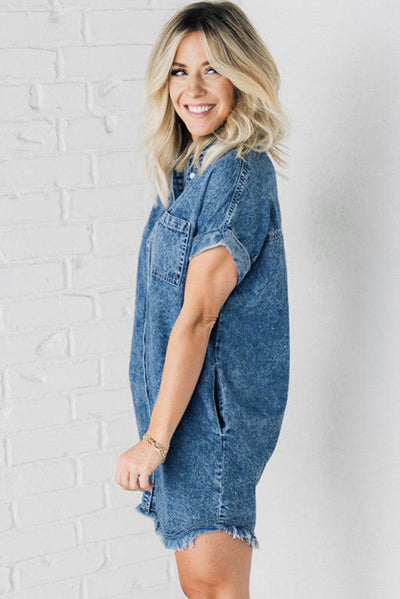 Fudus | Lässiges Jeans Minikleid