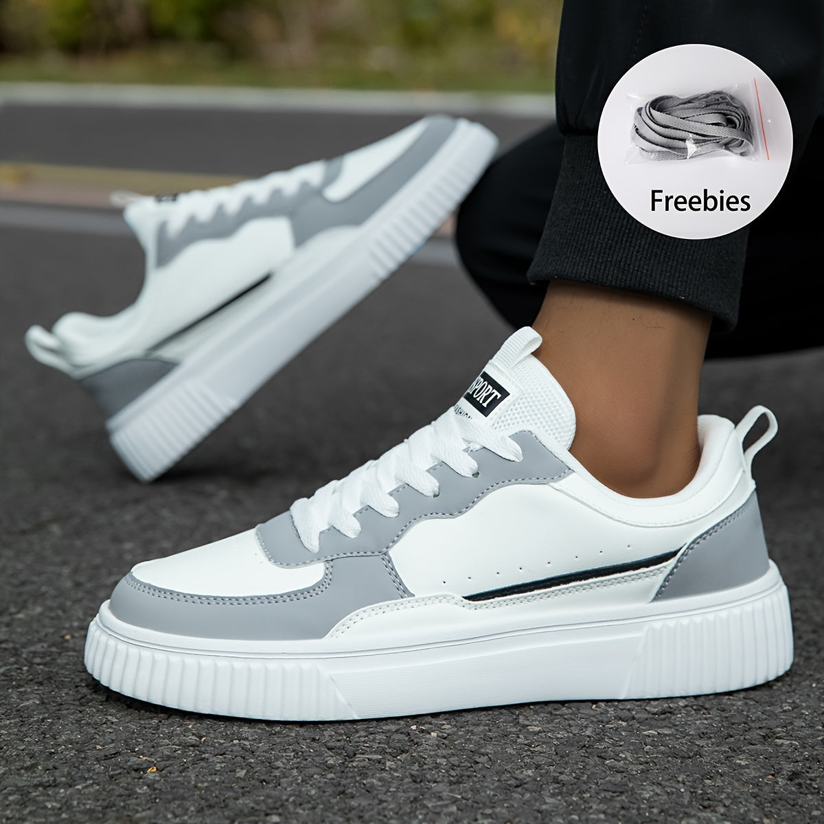 Herren Stilvolle Vintage-Schnürsneaker mit Hoher Sohle | Ideal für das tägliche Tragen