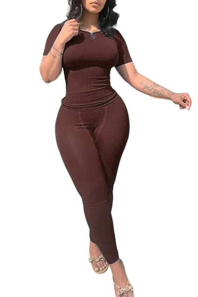 Bequemer Vintage Langer Jogginganzug für Damen | Ideal für den Sommer